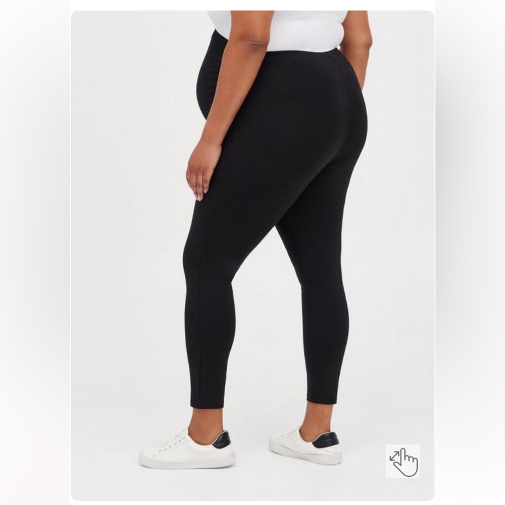 Torrid On Point Black Maternity Leggings - X6